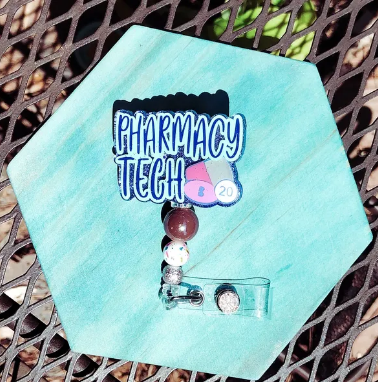 Pharmacy Tech Badge Reel