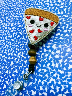 Pizza Badge Reel