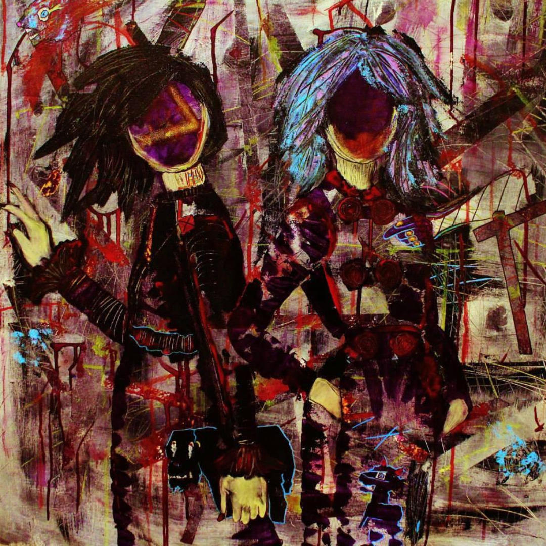 She Leads and I Follow | 31 x 31