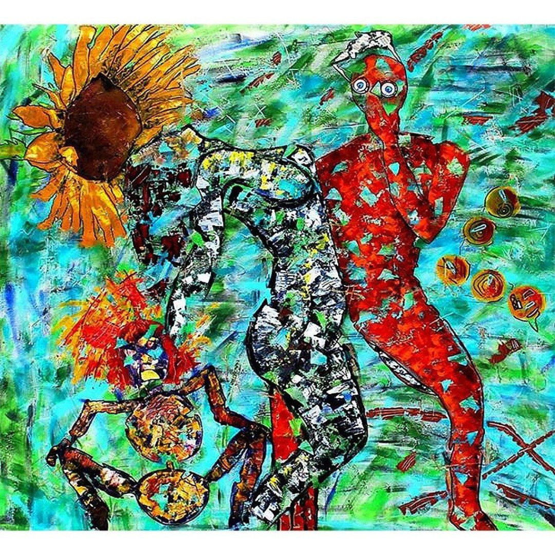 The Fighter (She Bends and Breaks but Never Falls) | 48 x 50