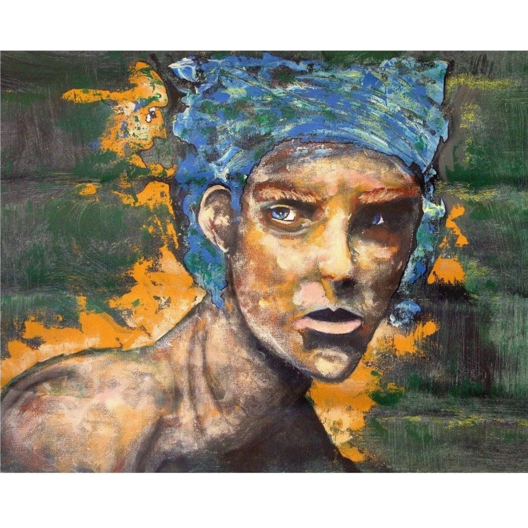 Woman in Blue | 20 x 15
