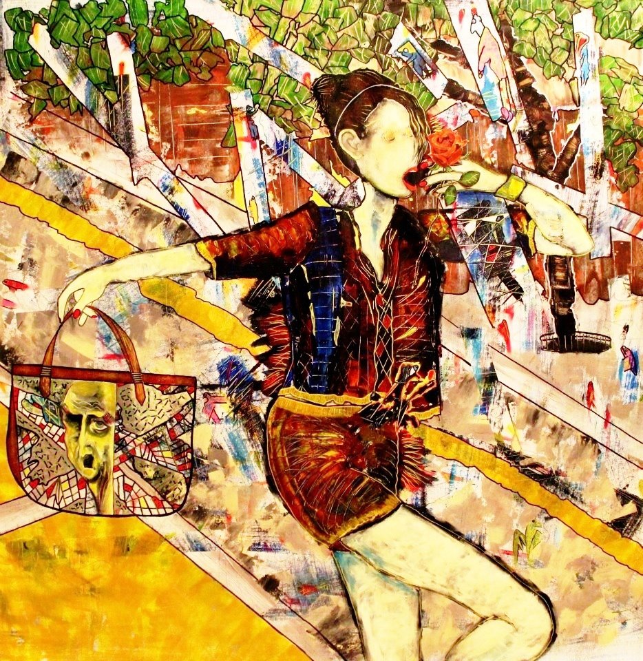 Walking on a Wire | 46 x 46