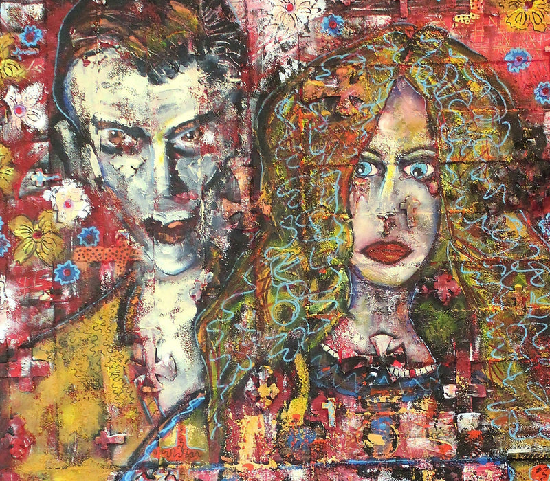 Must You Haunt Me? | Original Painting - by Penelope Przekop and the Przekop Design Company
