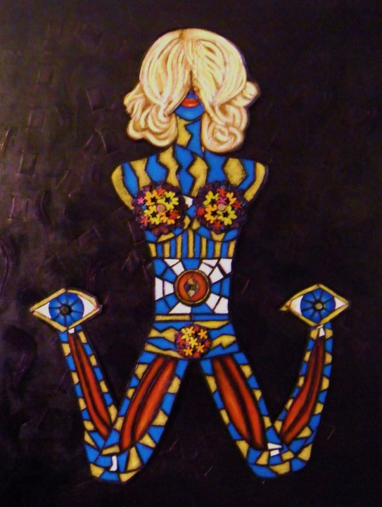 Zipped, Shattered, Broken, Beautiful | 36 x 48