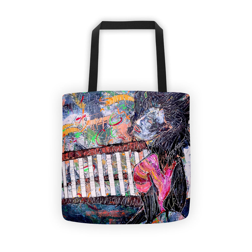It's All Inside Tote Bag featuring original art by Penelope Przekop.